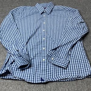 Mens UNTUCKit Button Down Shirt Size Large